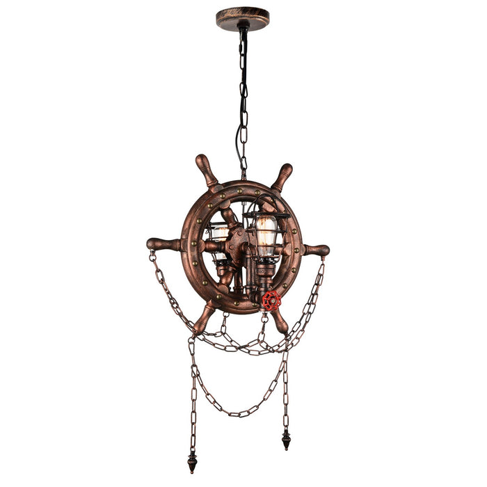 CWI Lighting 9718P22-2-210-B Manor Two Light Chandelier Speckled Copper.jpg