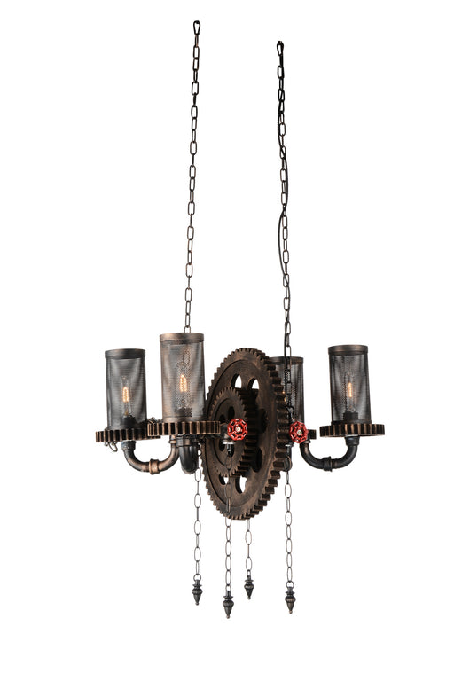 CWI Lighting 9722P25-4-211 Manchi Four Light Chandelier Rust.jpg