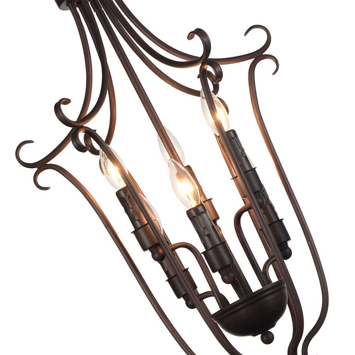 CWI Lighting 9817P16-6-121 Maddy Six Light Chandelier Rubbed Brown Alt 2.jpg