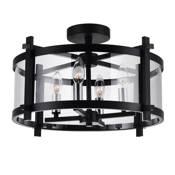 CWI Lighting 9827C18-4-101 Miette Four Light Flush Mount Black.jpg