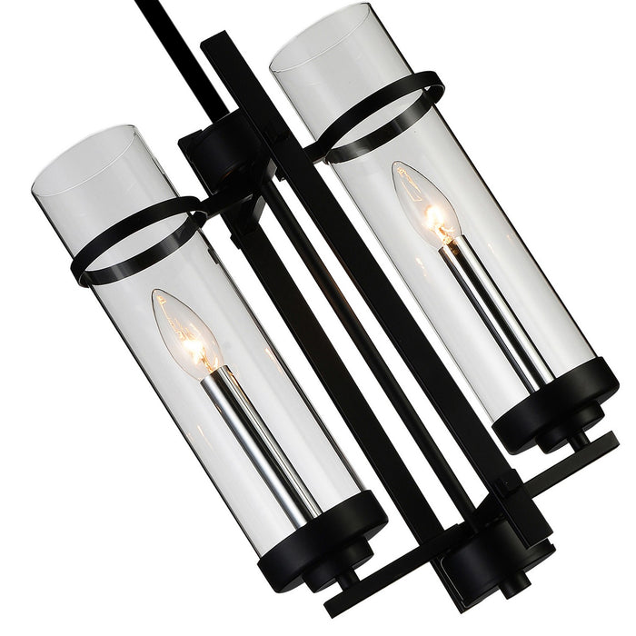 CWI Lighting 9827P11-2-101 Sierra Two Light Mini Pendant Black Alt 2.jpg