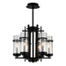 CWI Lighting 9827P18-6-101 Sierra Six Light Chandelier Black.jpg