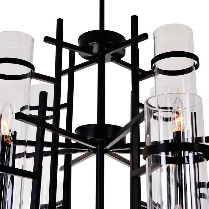 CWI Lighting 9827P38-12-101 Sierra 12 Light Chandelier Black Alt 7.jpg