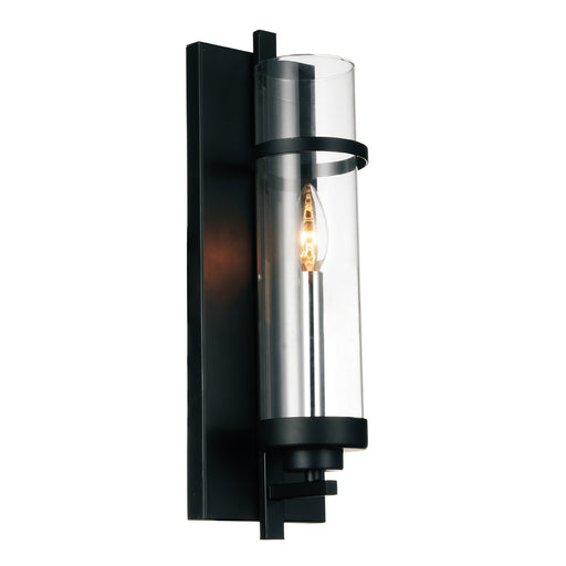 CWI Lighting 9827W5-1-101 Sierra One Light Wall Sconce Black.jpg