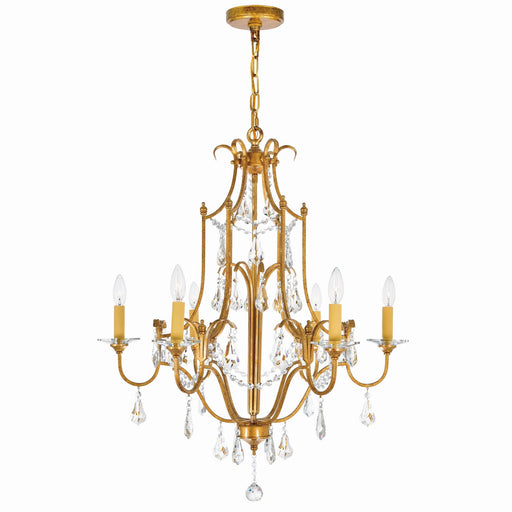 CWI Lighting 9836P28-6-125 Electra Six Light Chandelier Oxidized Bronze.jpg