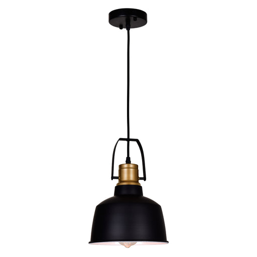 CWI Lighting 9845P9-101 Elisa One Light Pendant Black Alt 1.jpg