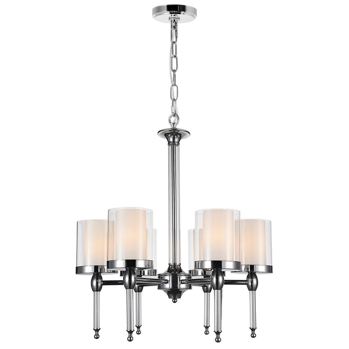 CWI Lighting 9851P22-6-601 Maybelle Six Light Chandelier Chrome.jpg