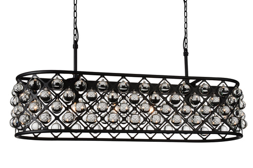 CWI Lighting 9862P41-6-101 Renous Six Light Chandelier Black.jpg