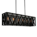 CWI Lighting 9889P41-6-RC-101 Tapedia Six Light Chandelier Black Alt 1.jpg