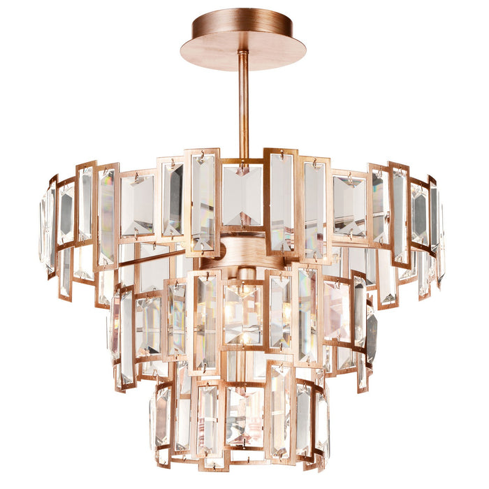 CWI Lighting 9903C18-5-193 Quida Five Light Chandelier Champagne.jpg