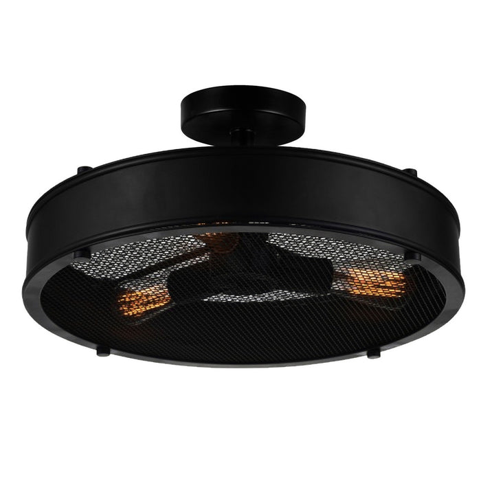 CWI Lighting 9904C16-3-101 Tigris Three Light Flush Mount Black.jpg