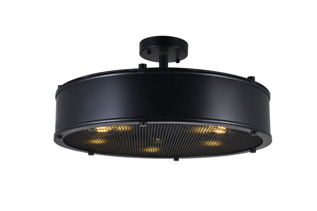 CWI Lighting 9904C20-5-101 Tigris Five Light Flush Mount Black.jpg