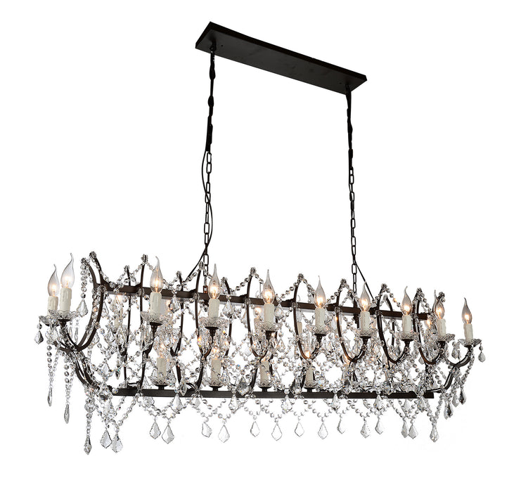 CWI Lighting 9910P58-24-200 Phraya 24 Light Chandelier Dark Brown.jpg