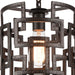 CWI Lighting 9913P10-1-205 Litani One Light Chandelier Brown Alt 2.jpg