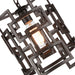 CWI Lighting 9913P10-1-205 Litani One Light Chandelier Brown Alt 3.jpg