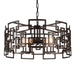 CWI Lighting 9913P25-4-205 Litani Four Light Chandelier Brown Alt 1.jpg