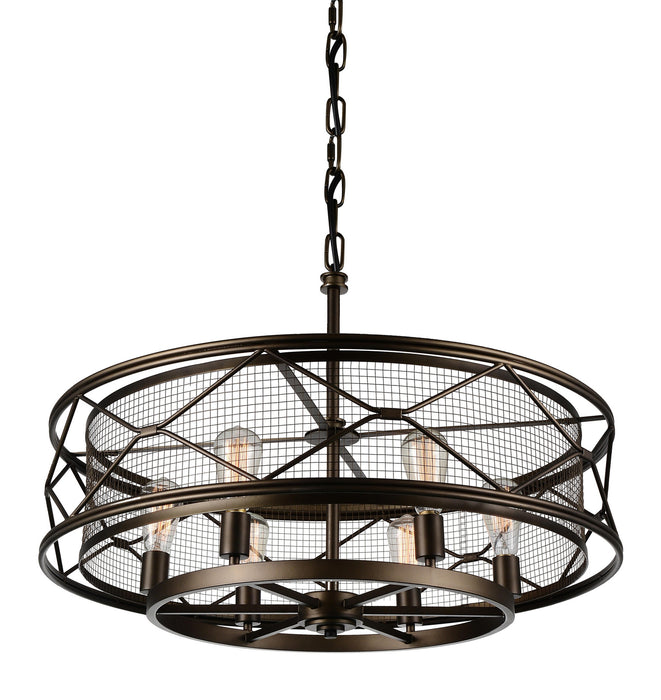 CWI Lighting 9914P32-6-204 Kali Six Light Chandelier Light Brown.jpg