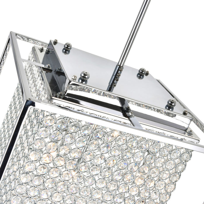 CWI Lighting QS8381P12C-S Cube Three Light Chandelier Chrome Alt 3.jpg