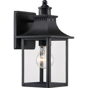 Quoizel CCR8406K Chancellor One Light Outdoor Wall Lantern, Mystic Black Main Image.jpg