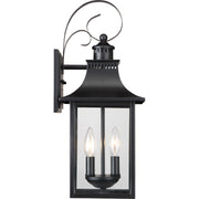 Quoizel CCR8408K Chancellor Two Light Outdoor Wall Lantern, Mystic Black Alternate Image 3.jpg