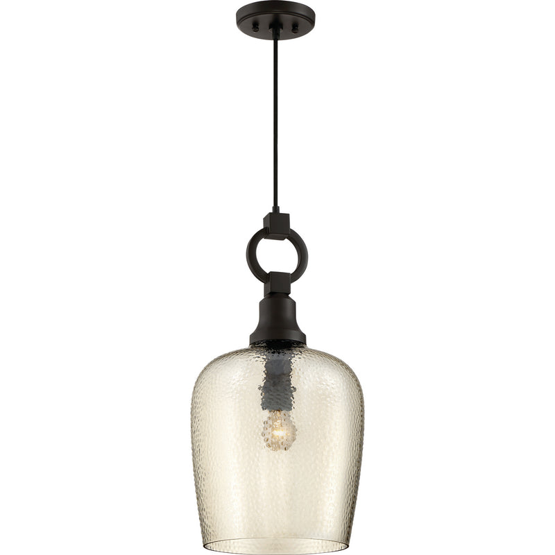 Quoizel CKKD1512WT Kendrick One Light Mini Pendant, Western Bronze Main Image.jpg