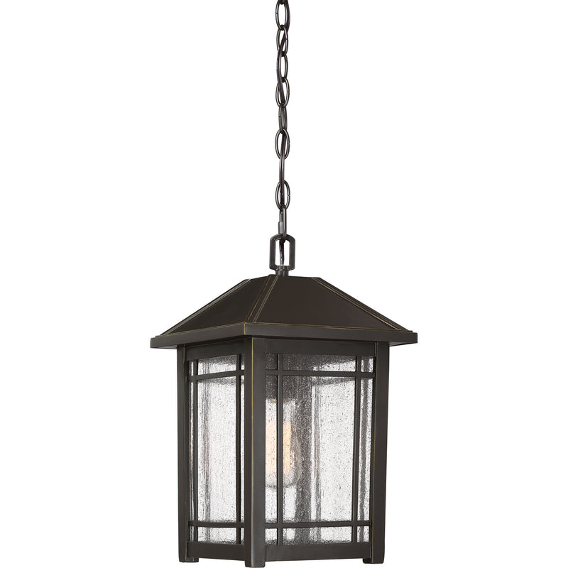 Quoizel CPT1910PN Cedar Point One Light Outdoor Hanging Lantern, Palladian Bronze Main Image.jpg