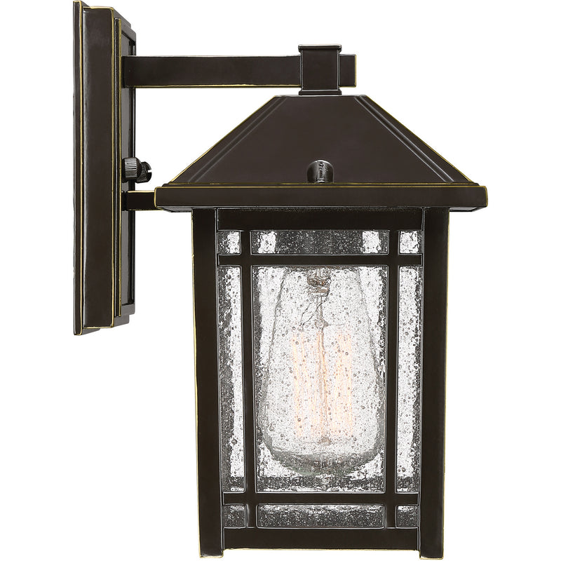 Quoizel CPT8406PN Cedar Point One Light Outdoor Wall Lantern, Palladian Bronze Alternate Image 3.jpg