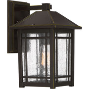 Quoizel CPT8408PN Cedar Point One Light Outdoor Wall Lantern, Palladian Bronze Main Image.jpg
