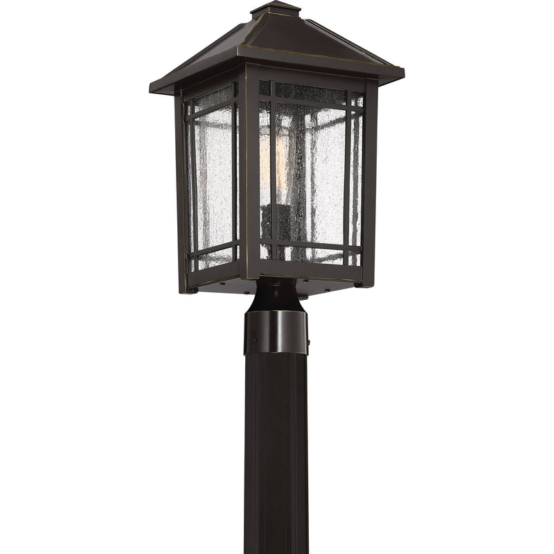Quoizel CPT9010PN Cedar Point One Light Outdoor Post Mount, Palladian Bronze Alternate Image 2.jpg
