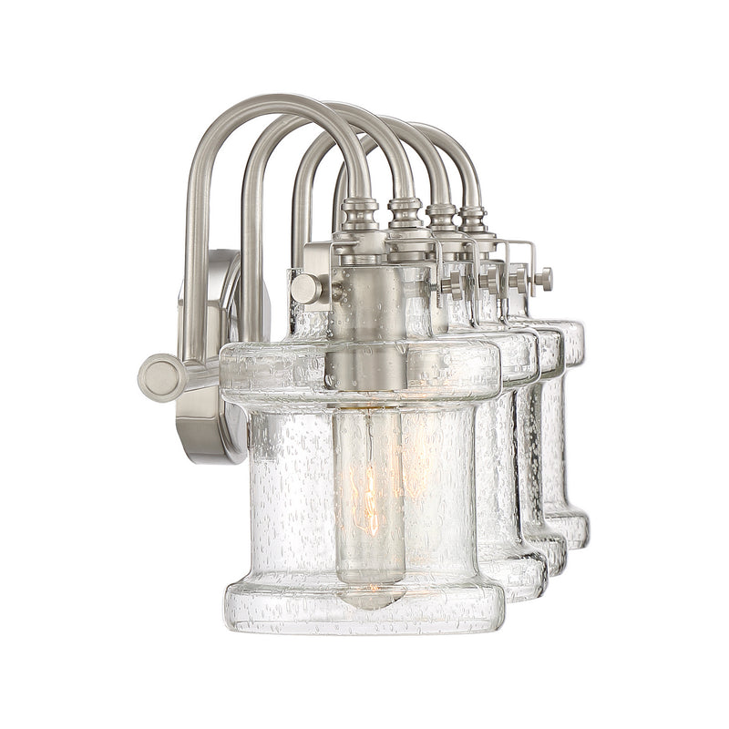 Quoizel DNY8604BN Danbury Four Light Bath Fixture, Brushed Nickel Alternate Image 2.jpg