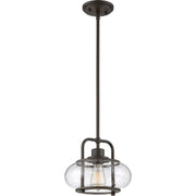 Quoizel TRG1510OZ Trilogy One Light Mini Pendant, Old Bronze Main Image.jpg