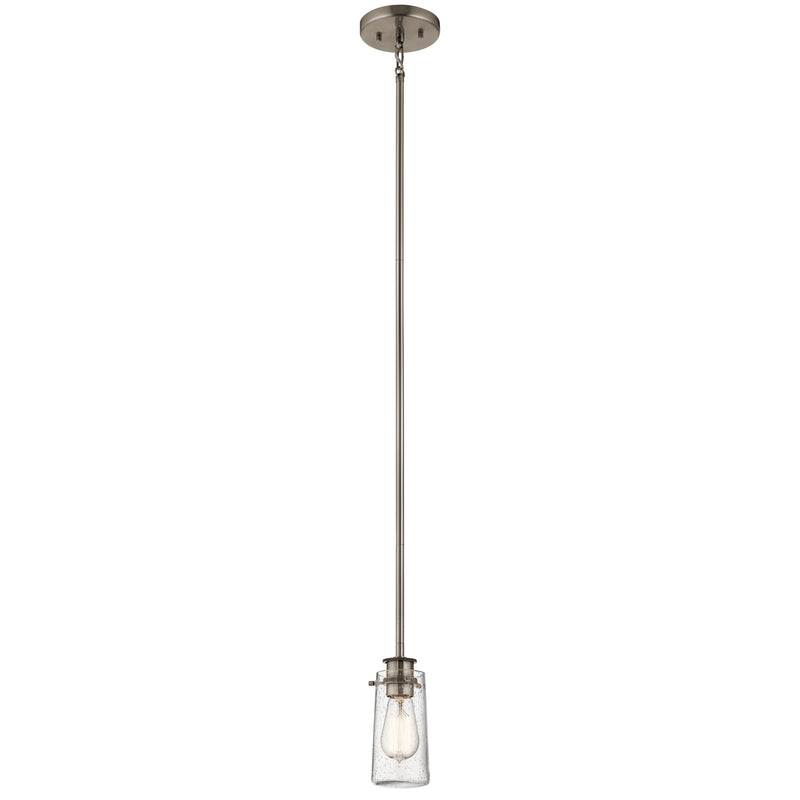 Kichler 43060CLP One Light Mini Pendant, Classic Pewter