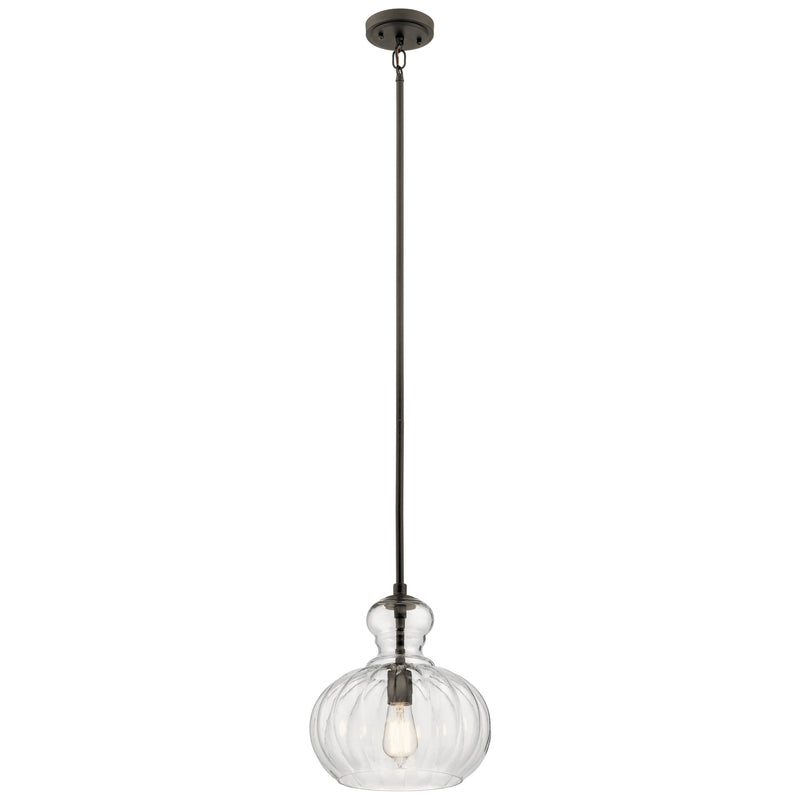 Kichler 43955OZ One Light Pendant, Olde Bronze
