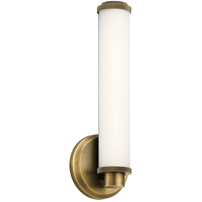 Kichler 45686NBRLED LED Wall Sconce, Natural Brass