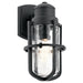 Kichler 49858BKT Suri One Light Outdoor Wall Mount, Textured Black Main Image.jpg