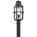 Kichler 49860BKT Suri One Light Outdoor Post Mount, Textured Black Main Image.jpg