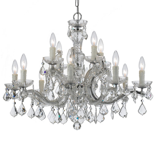 Crystorama 4379-CH-CL-I Maria Theresa 12 Light Chandelier Polished Chrome Main Image.jpg