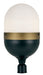 Crystorama CAP-8509-MK-TG Capsule Three Light Outdoor Post Mount Matte Black / Textured Gold Main Image.jpg