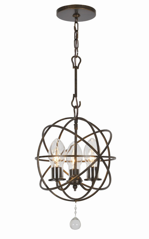 Crystorama SOL-9325-EB Solaris Three Light Outdoor Chandelier English Bronze Main Image.jpg