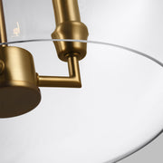 Visual Comfort Studio F3155/3BBS Lawler Three Light Pendant, Burnished Brass Alternate Image 3.jpg