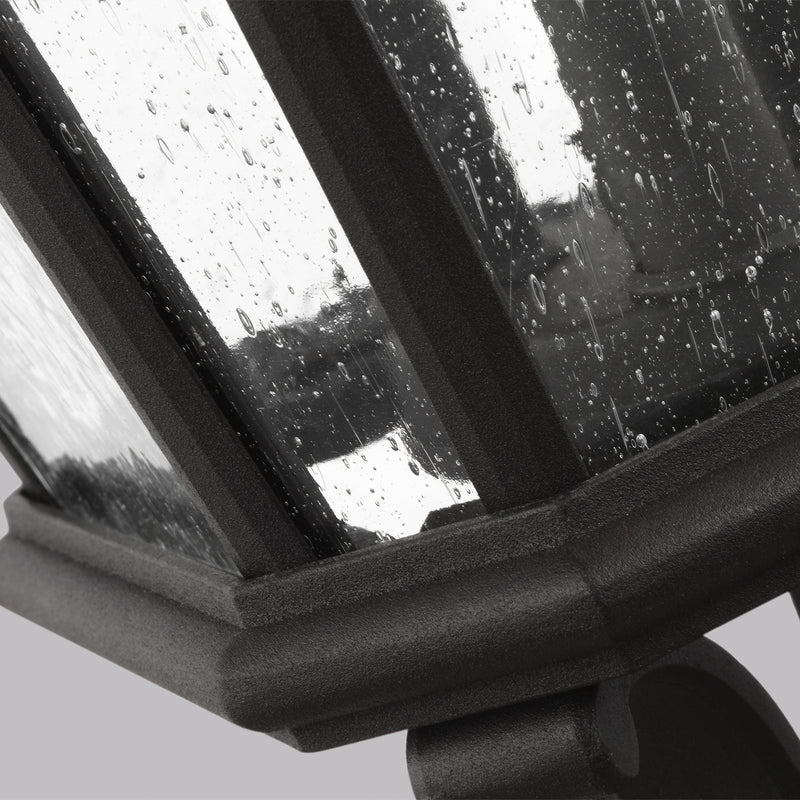 Generation Lighting OL5428BK Cotswold Lane Three Light Outdoor Post Lantern, Black Alternate Image.jpg