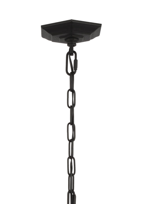 Generation Lighting OL5432BK Cotswold Lane Three Light Hanging Lantern, Black Alternate Image 2.jpg