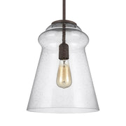 Generation Lighting P1459DWI Loras One Light Pendant, Dark Weathered Iron Alternate Image.jpg