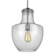 Visual Comfort Studio P1461SN Baylor One Light Pendant, Satin Nickel Alternate Image.jpg