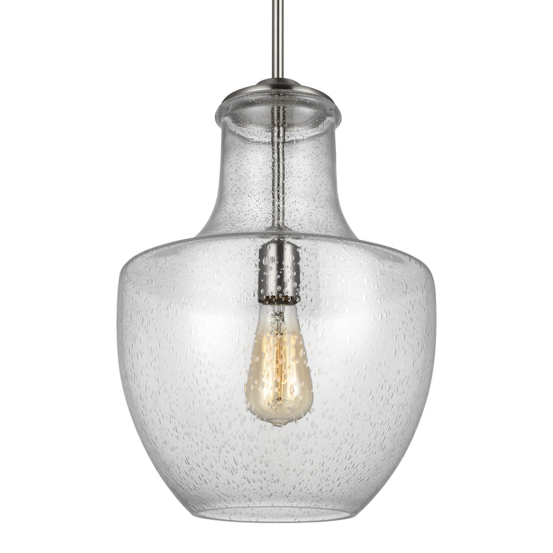 Visual Comfort Studio P1461SN Baylor One Light Pendant, Satin Nickel Alternate Image.jpg