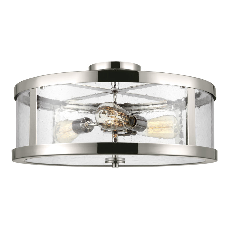Visual Comfort Studio SF342PN Harrow Three Light Semi-Flush Mount, Polished Nickel Main Image.jpg