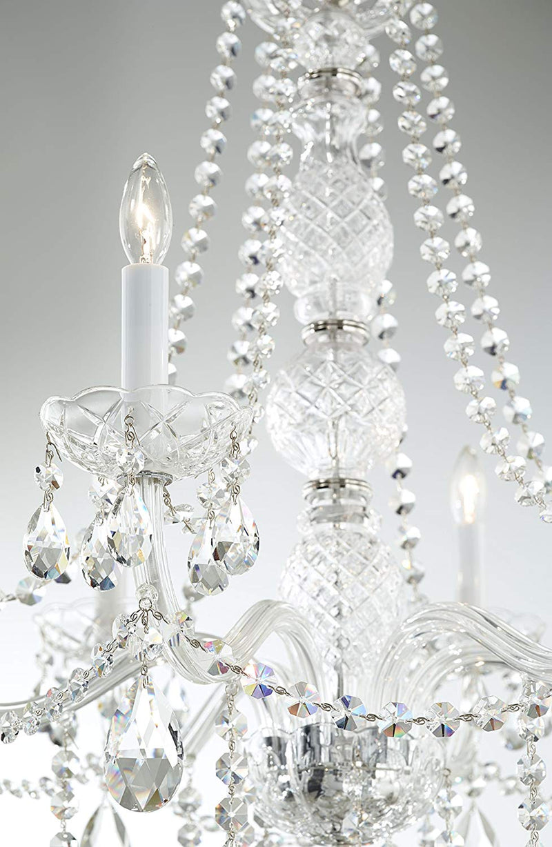 Schonbek 1303-40H Arlington Six Light Chandelier, Silver Alternate Image 3.jpg