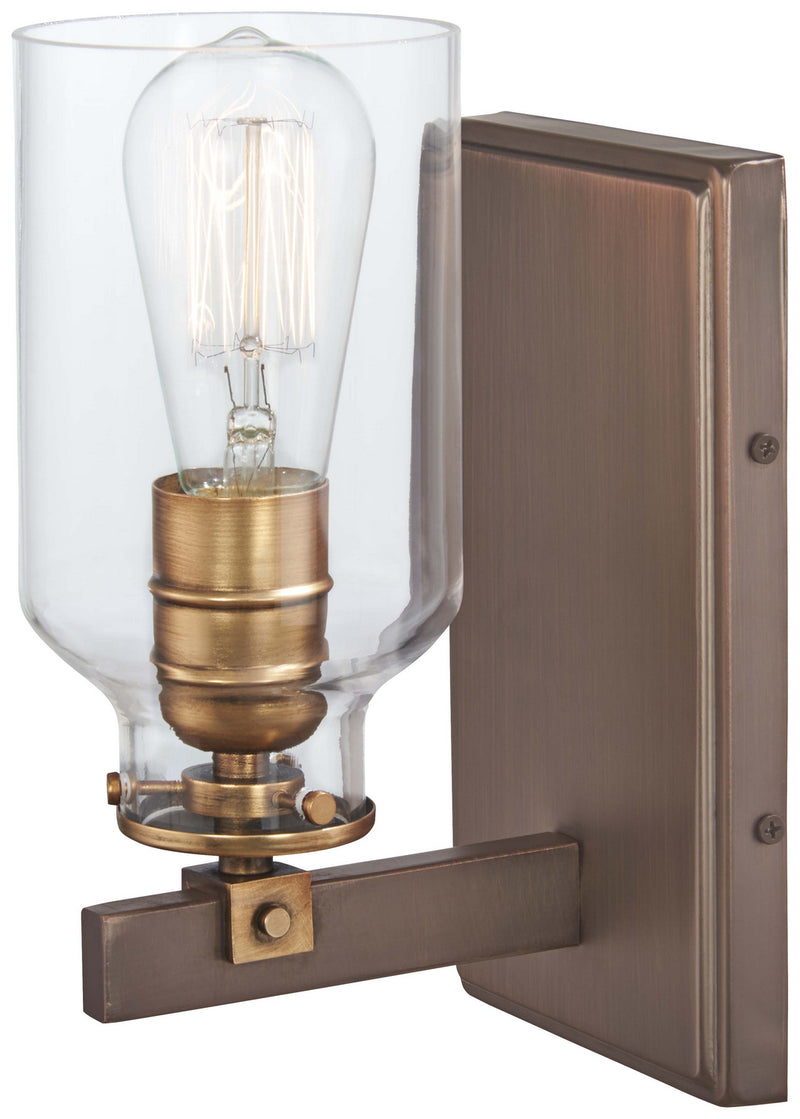 Minka-Lavery 3551-588 Morrow One Light Bath, Harvard Court Bronze W/Gold Hi Main Image.jpg