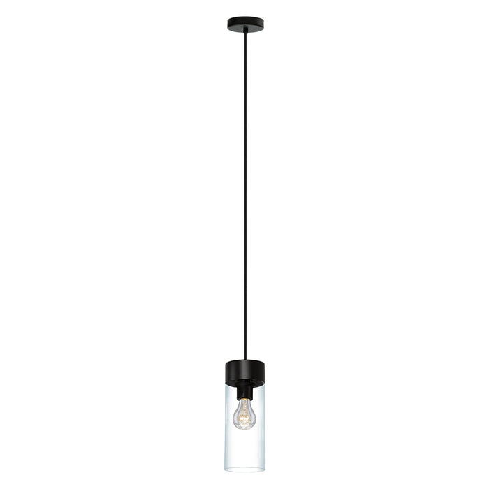 Eglo USA 202127A Montey One Light Pendant Matte Black Main Image.jpg