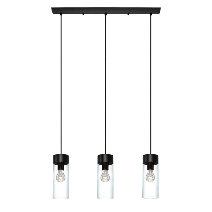 Eglo USA 202128A Montey Three Light Pendant Matte Black Main Image.jpg